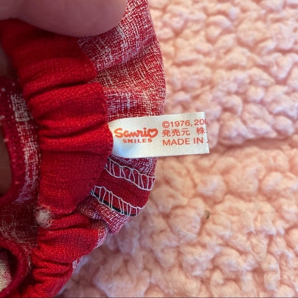 hello kitty Fabric Batik tissue box cover 2001 Rare. - Picture 3 of 6